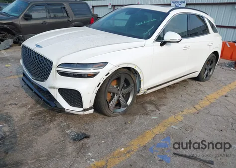 2022 Genesis Gv70 3.5T Awd Sport из США, поврежденный, VIN KMUMCDTC6NU040733